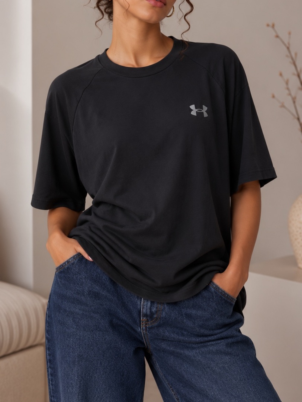 Under Armour Black Short-Sleeve Performance Tee